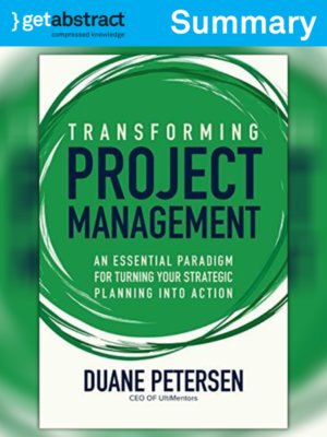 cover image of Transforming Project Management (Summary)
